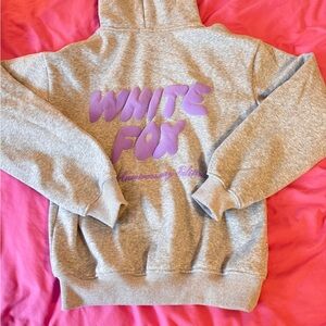 Brand new white fox hoodie